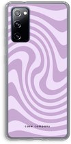 Case Company® - Coque Samsung Galaxy S20 FE / S20 FE 5G - Swirl Violet - Coque Souple pour Téléphone - Protection Tous Côtés et Bord d'Écran