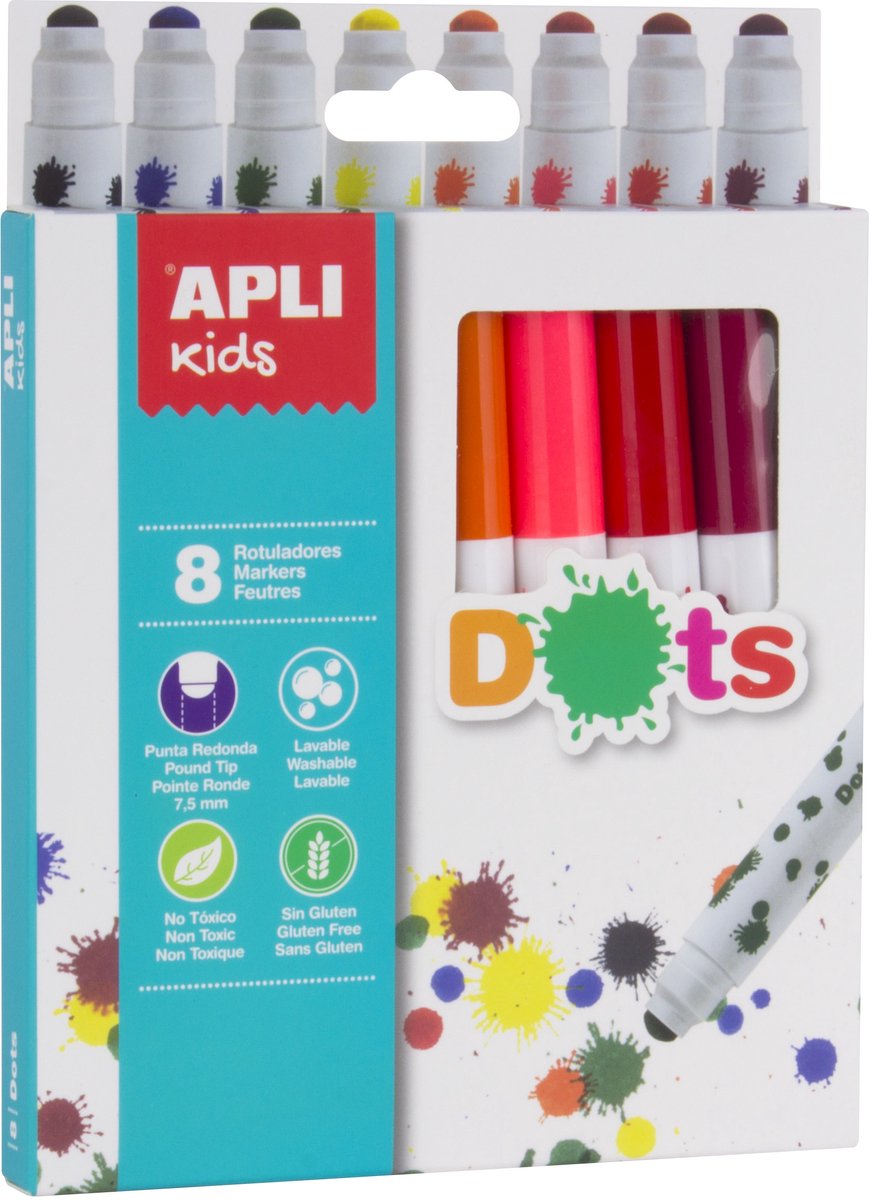 Dots Viltstiften 8 stuks