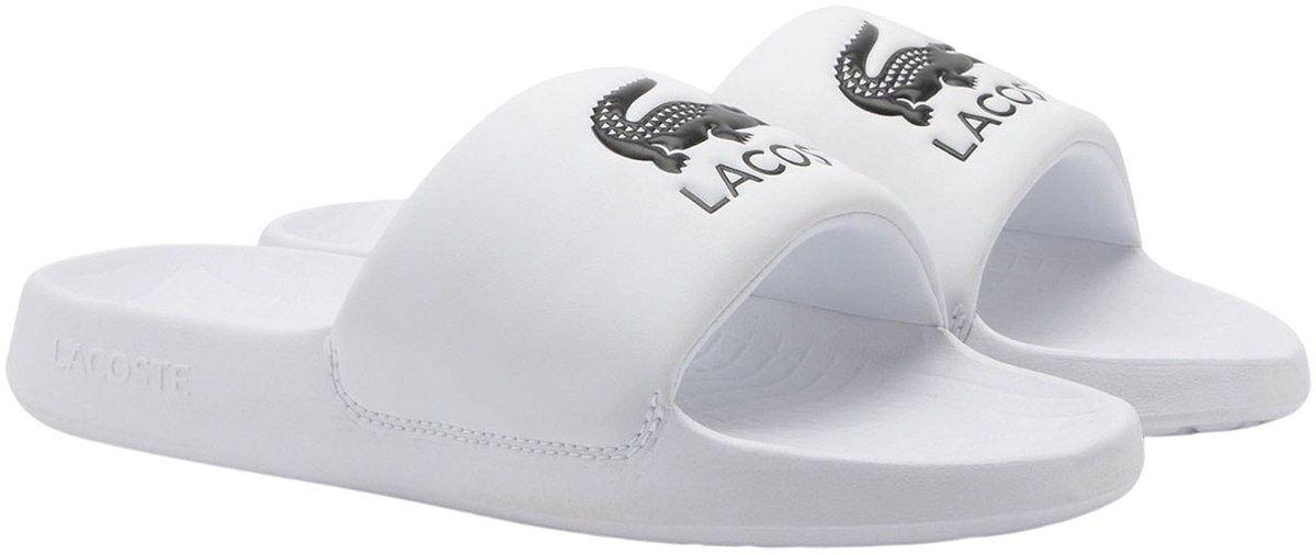 Lacoste Serve Slide 1.0 Badslippers Heren Zwart