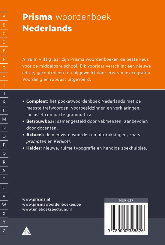 Prisma woordenboek Nederlands