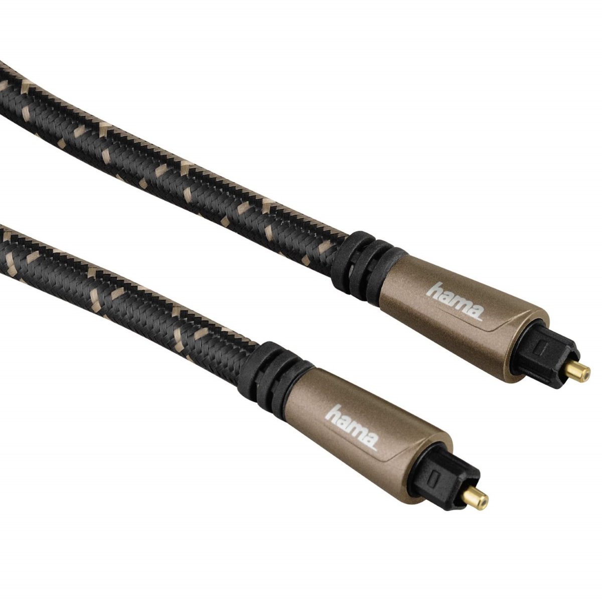 Optische kabel 1,5 m Toslink metalen connector stof