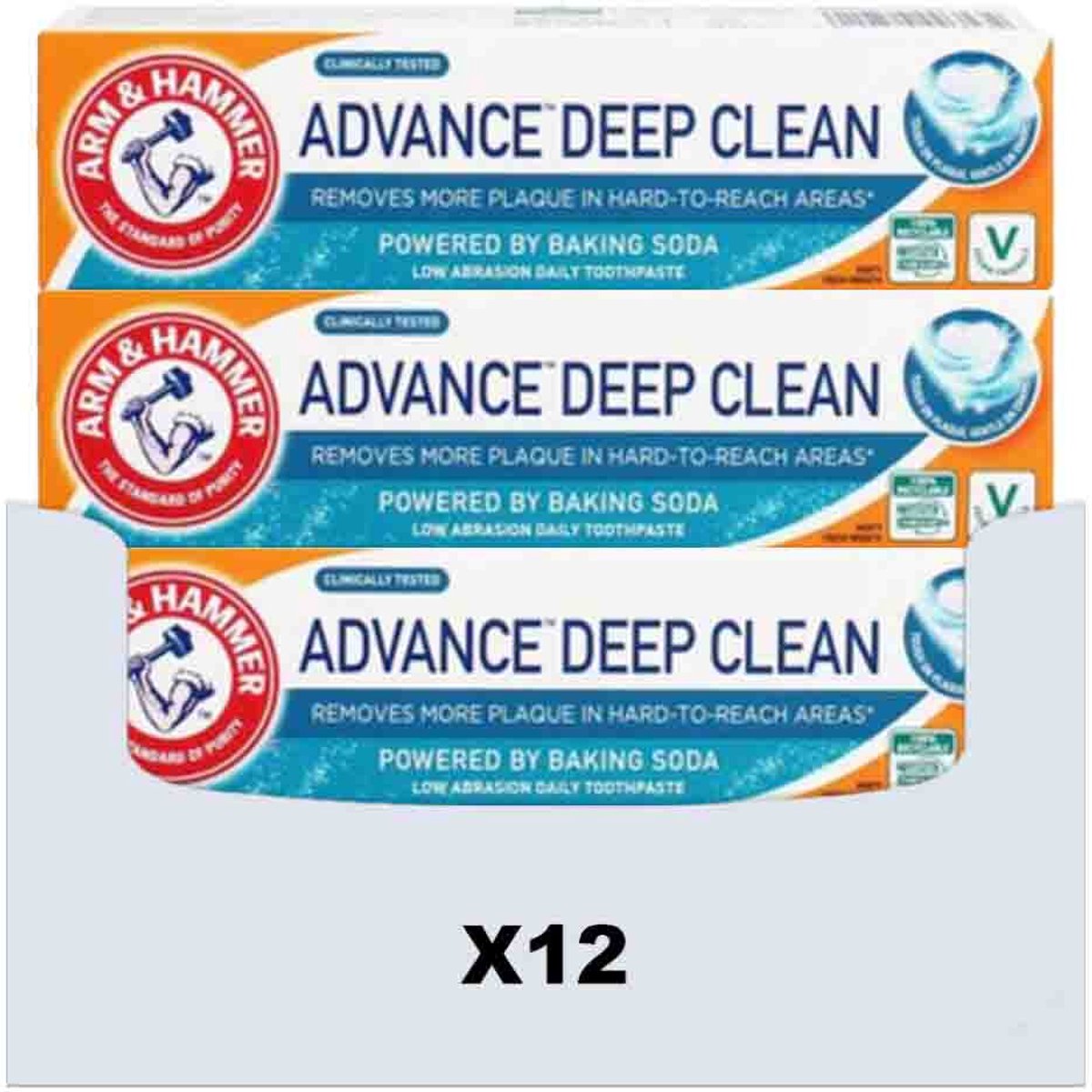 Arm & Hammer Tandpasta Deep Clean - 12 x 75 ml - Voordeelverpakking