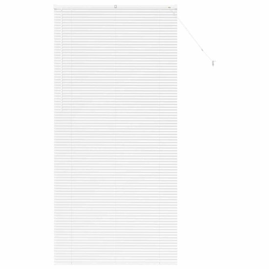 vidaXL - avec - rideaux - Anders - Wit - 100 - x - 220 - cm - Aluminium