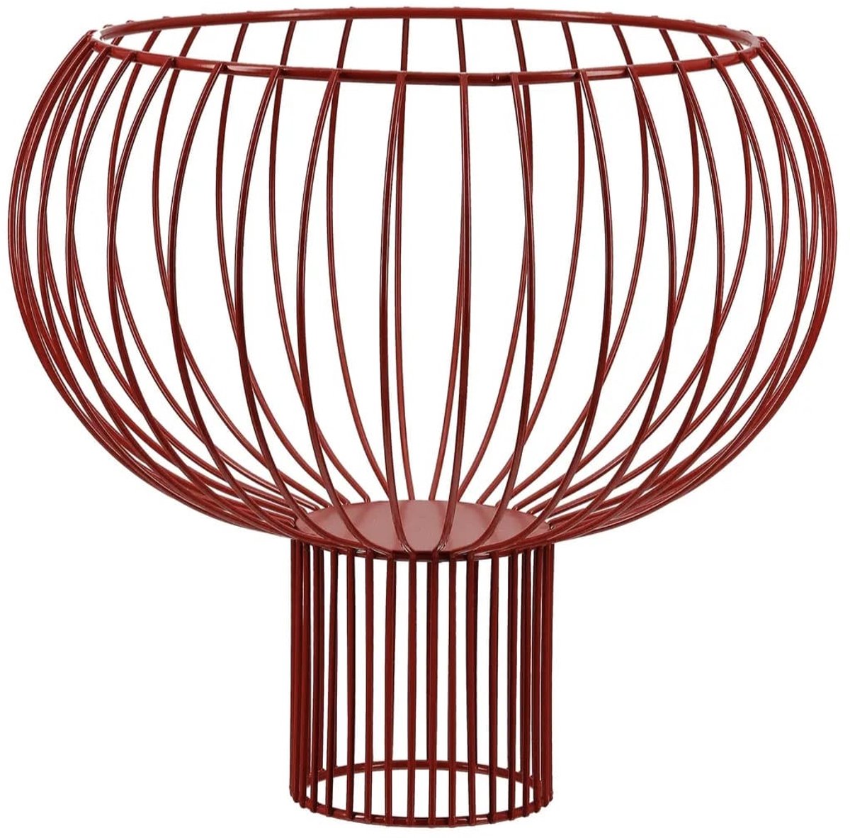 Design fruitschaal in rood – stijlvol & luchtig