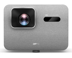 BenQ TK705STi 4K HDR Laser 3000 ANSI Lumen Short-Throw Film en Gaming Beamer - Projector met 5ms Reactietijd - HDR10+ & HLG - Google TV Android 15 - Automatische 2D keystone correctie - Auto Focus - Auto Cinema Mode - Compact en stijlvol design