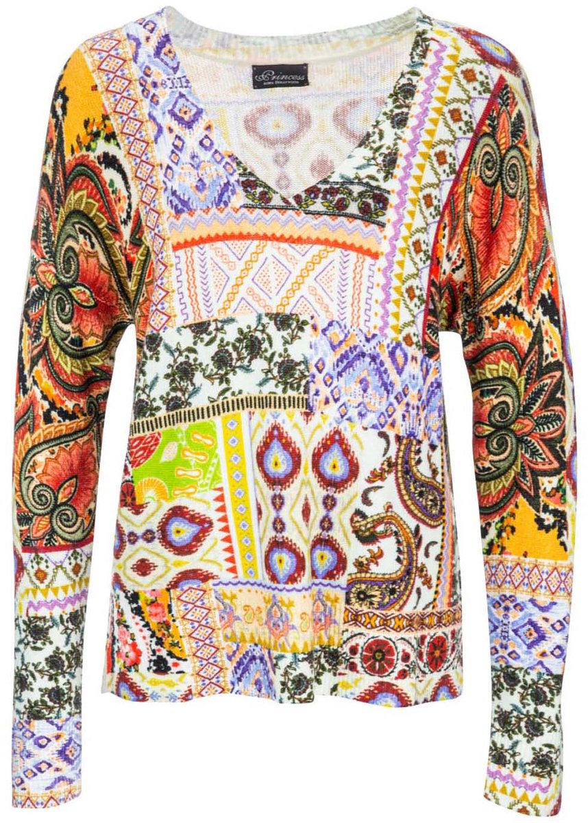 Princess goes Hollywood • wollen paisley trui • maat 36