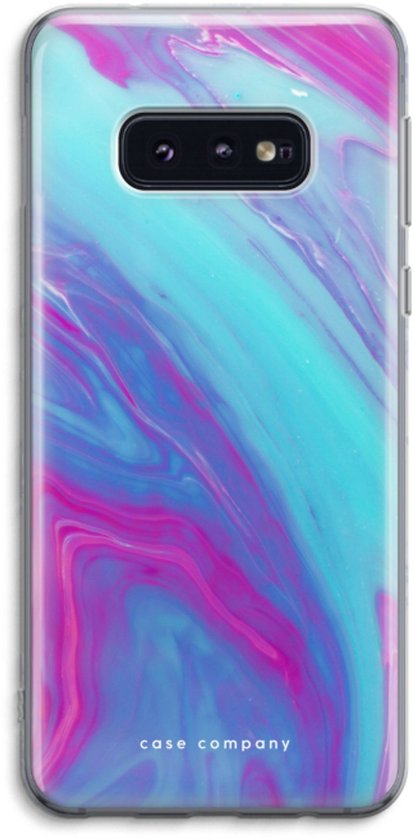 Case Company® - Coque Samsung Galaxy S10e - Arc-en-ciel flottant - Coque souple pour téléphone - Protection sur tous les côtés et bord d'écran
