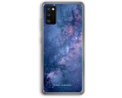 Case Company® - Hoesje geschikt voor Samsung Galaxy A41 hoesje - Nebula - Soft Cover Telefoonhoesje - Bescherming aan alle Kanten en Schermrand