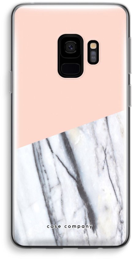 Case Company® - Coque Samsung Galaxy S9 - Une touche de pêche - Coque souple pour téléphone - Protection sur tous les côtés et bord d'écran
