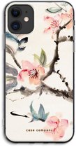 Case Company® - Coque iPhone 11 - Fleurs japonaises - Coque souple / Coque - Protection sur tous les côtés - Côtés transparents - Protection sur le bord - Coque arrière