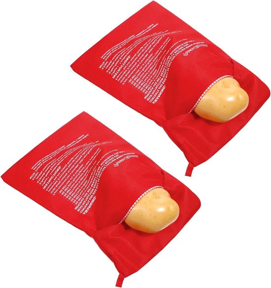 4 Stuks Magnetron-Aardappelzakken, Herbruikbare Magnetron, Aardappeltas