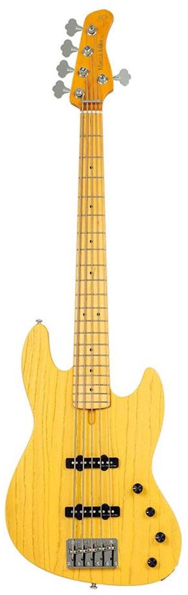 Sire V6 5/BSB Marcus Miller actieve 5-snarige basgitaar Butterscotch Blonde