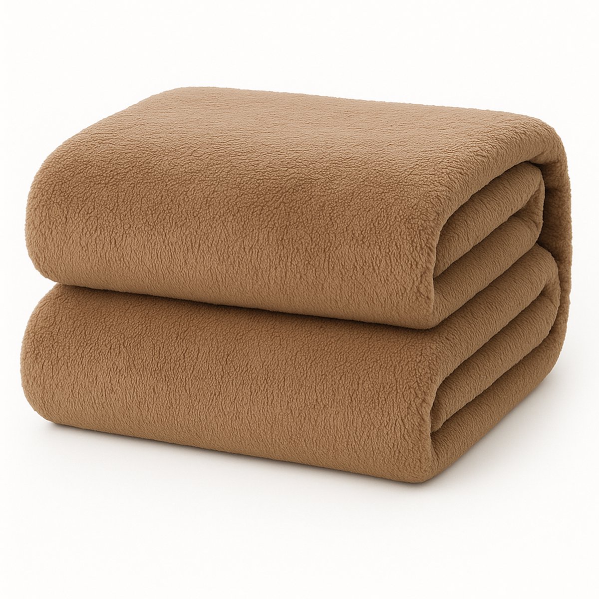 Decoware Teddy Fleece Hoeslaken - Mink - 90x200 cm - Extra Warm & Zacht - Voor Matrassen tot 30 cm