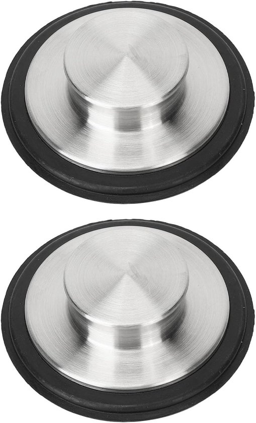 Lechay Haarafvoervanger, roestvrij staal, haarvanger voor wastafel, badkamer, badkuip, afvoer, haarvanger, 6 stuks, 7 cm