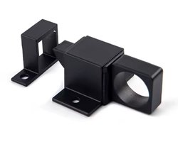 Zelfsluitende vergrendeling - veermechanisme - zwart - 47,5 × 22 mm