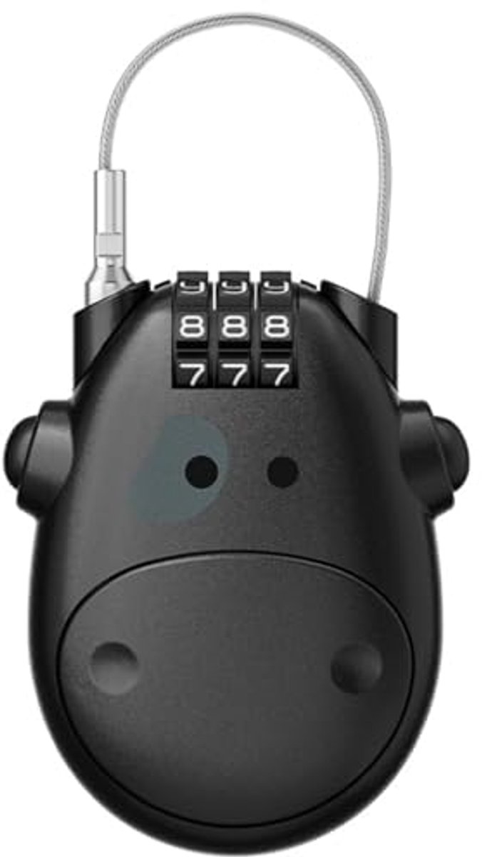 3 Digit Combinatie Kabelslot - Verstelbaar en Veilig