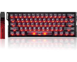 MADLIONS MAD Light 60 - Hall Effect - 8000hz - 0.1ms - Aluminium - Magnetisch Toetsenbord - RGB - 65% - QWERTY - Gaming Toetsenbord - Amber Switches - Zwart