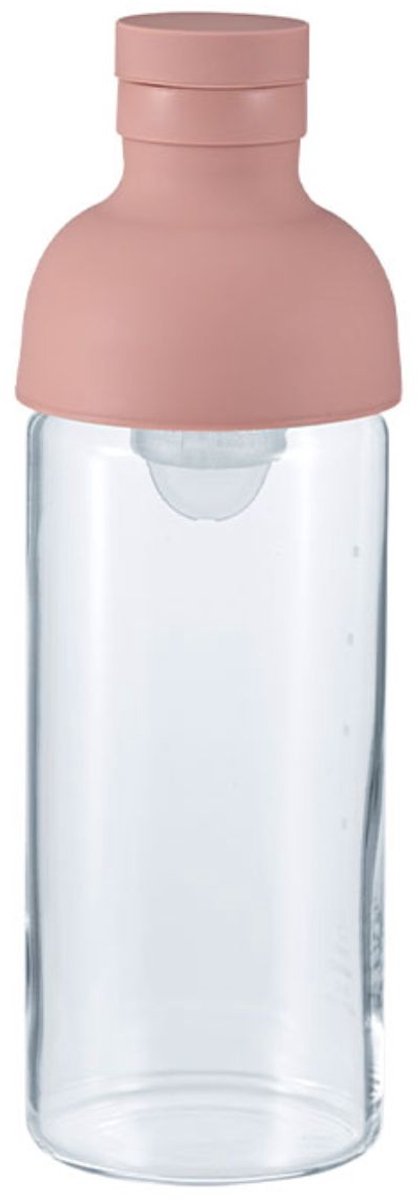 Hario cold brew fles 300ml - licht roze