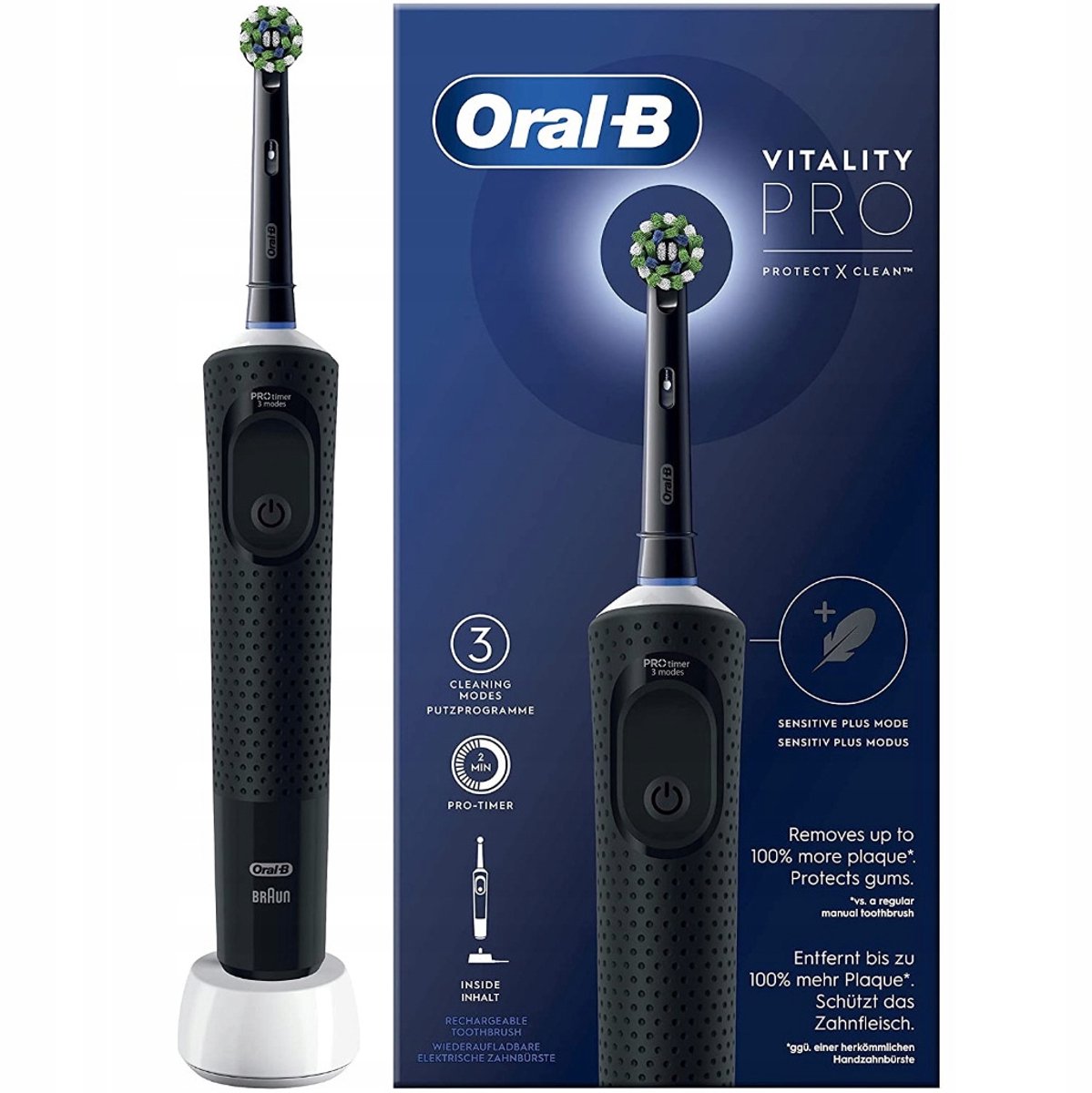 Oral-B Vitality Pro D103 Zwart - Elektrische Tandenborstel - 7600 bewegingen - 3 poetsmodi — afbeelding 5