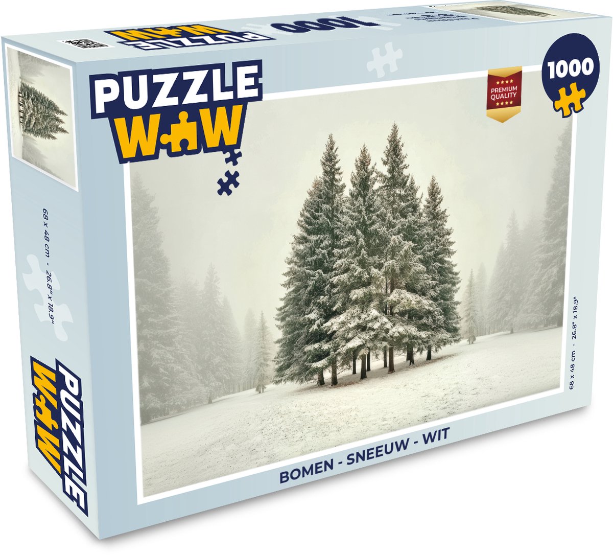 Bomen - Sneeuw - Wit