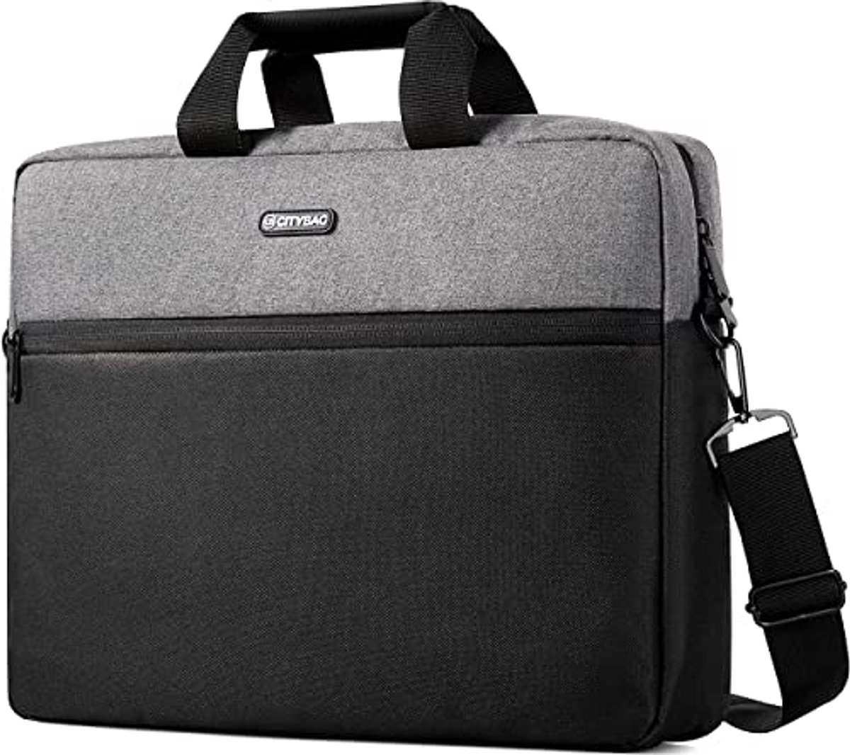 Compacte 15,6 inch laptoptas - multifunctionele schoudertas voor zakelijke gebruikers