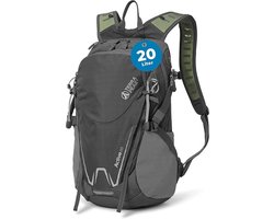 Terra Peak wandelrugzak 20L Active 20 Premium (klein) Trekkingrugzak met rugventilatie, regenhoes en drink systeemhouder, gemaakt van ademend 3D Air Mesh, outdoor dagrugzak met heupriem