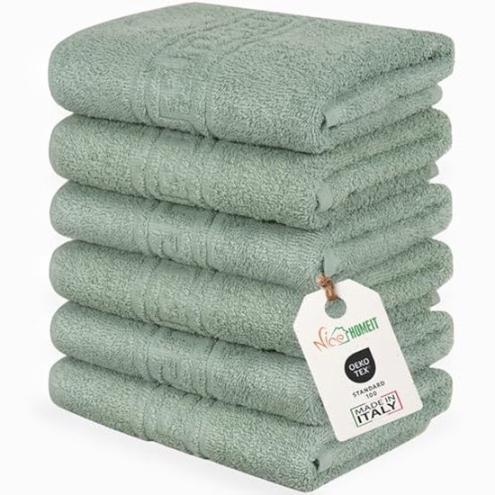 BaSaTex Badstof gastendoekjes 30x50 cm in 5-pack - gastendoekje 100% katoen Made in Green - Kleur: Magenta Pink