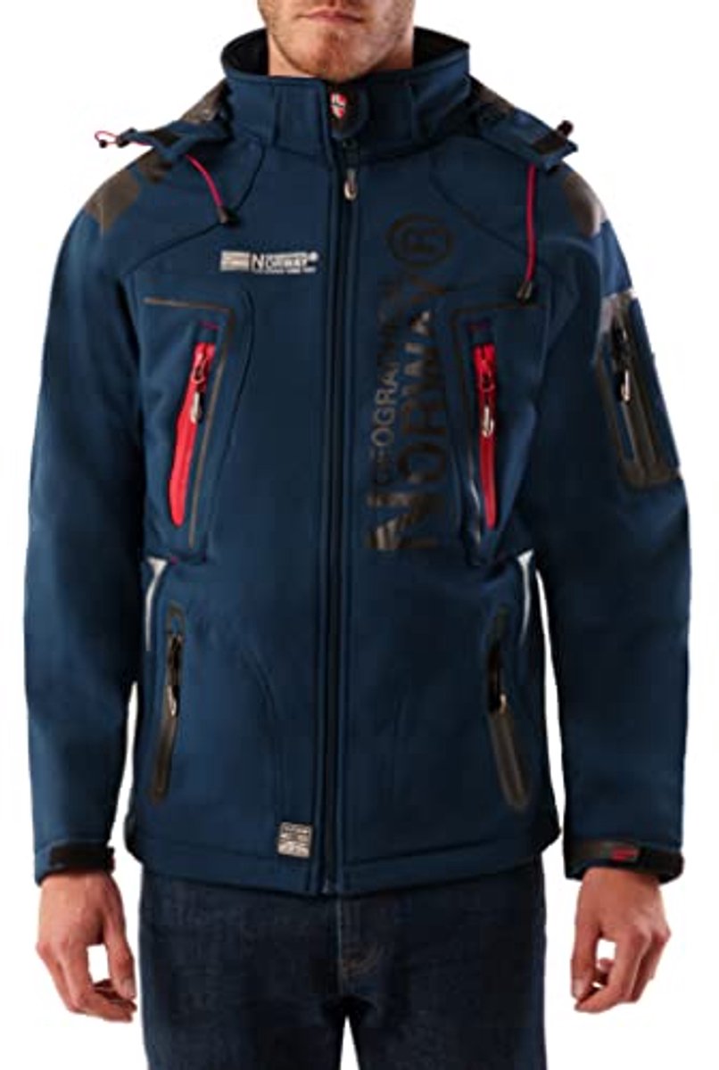 Heren Softshell Jas met Capuchon