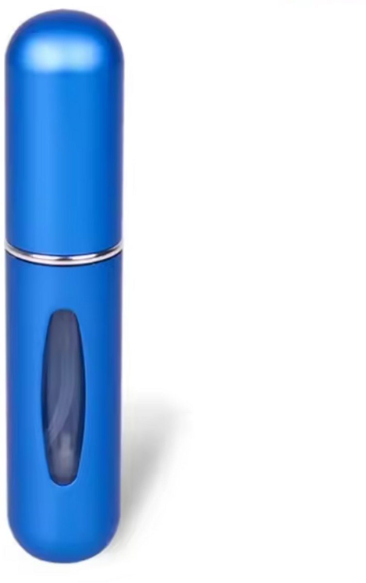 New Age Devi - Parfum Refill Bottle - Mini parfum fles - 5ml - BLAUW MAT - Parfum - Verstuiver voor onderweg