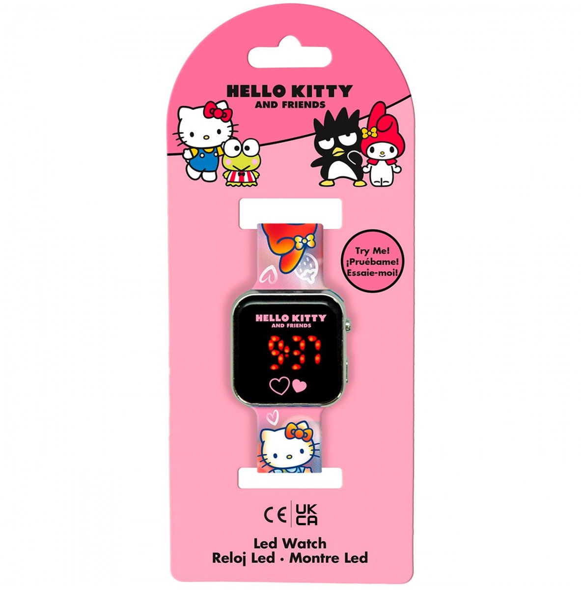Hello Kitty Hello Kitty Led-horloge Veelkleurig