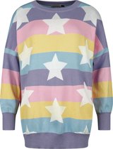 Banned Momo Jumper Dames Gebreide trui - meerkleurig - L