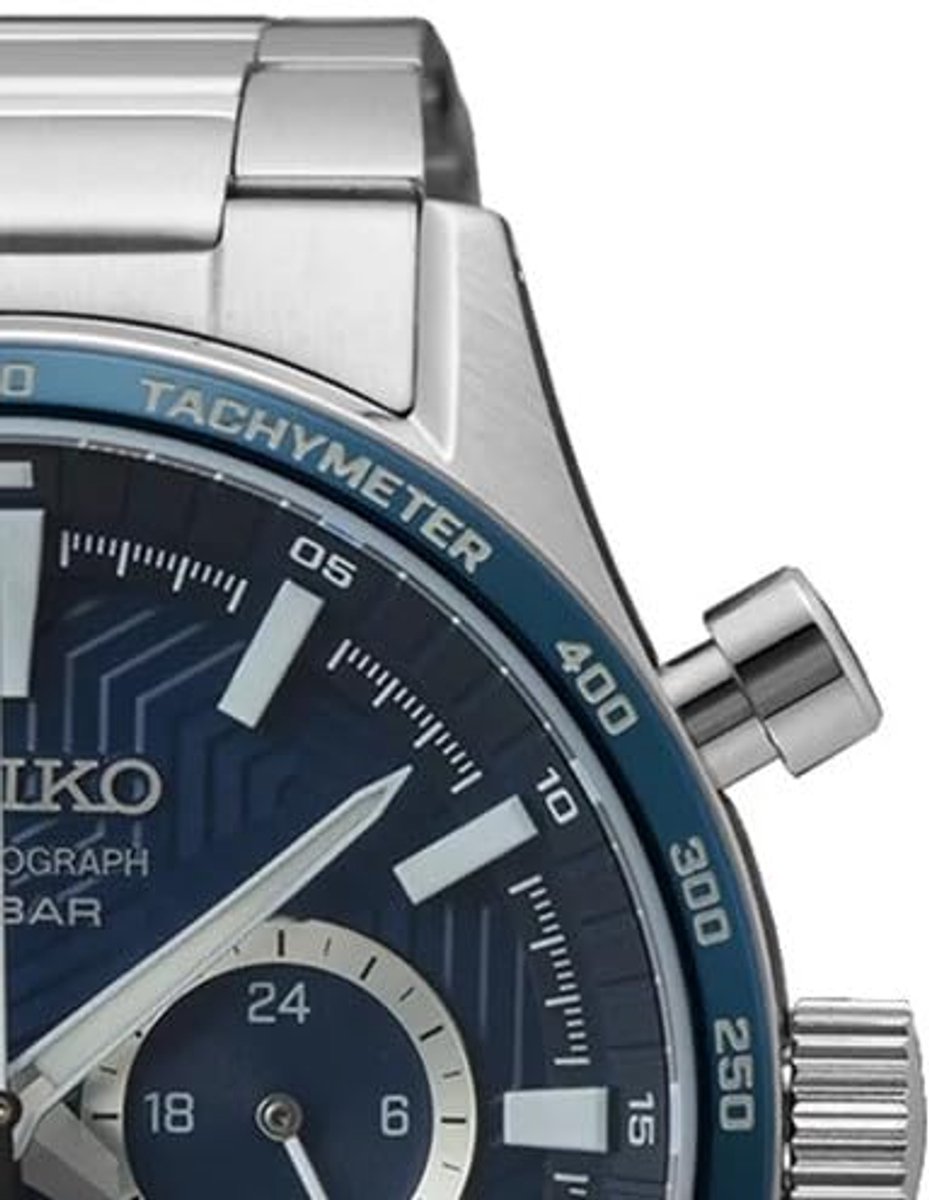 Heren analoog kwarts horloge met roestvrijstalen armband