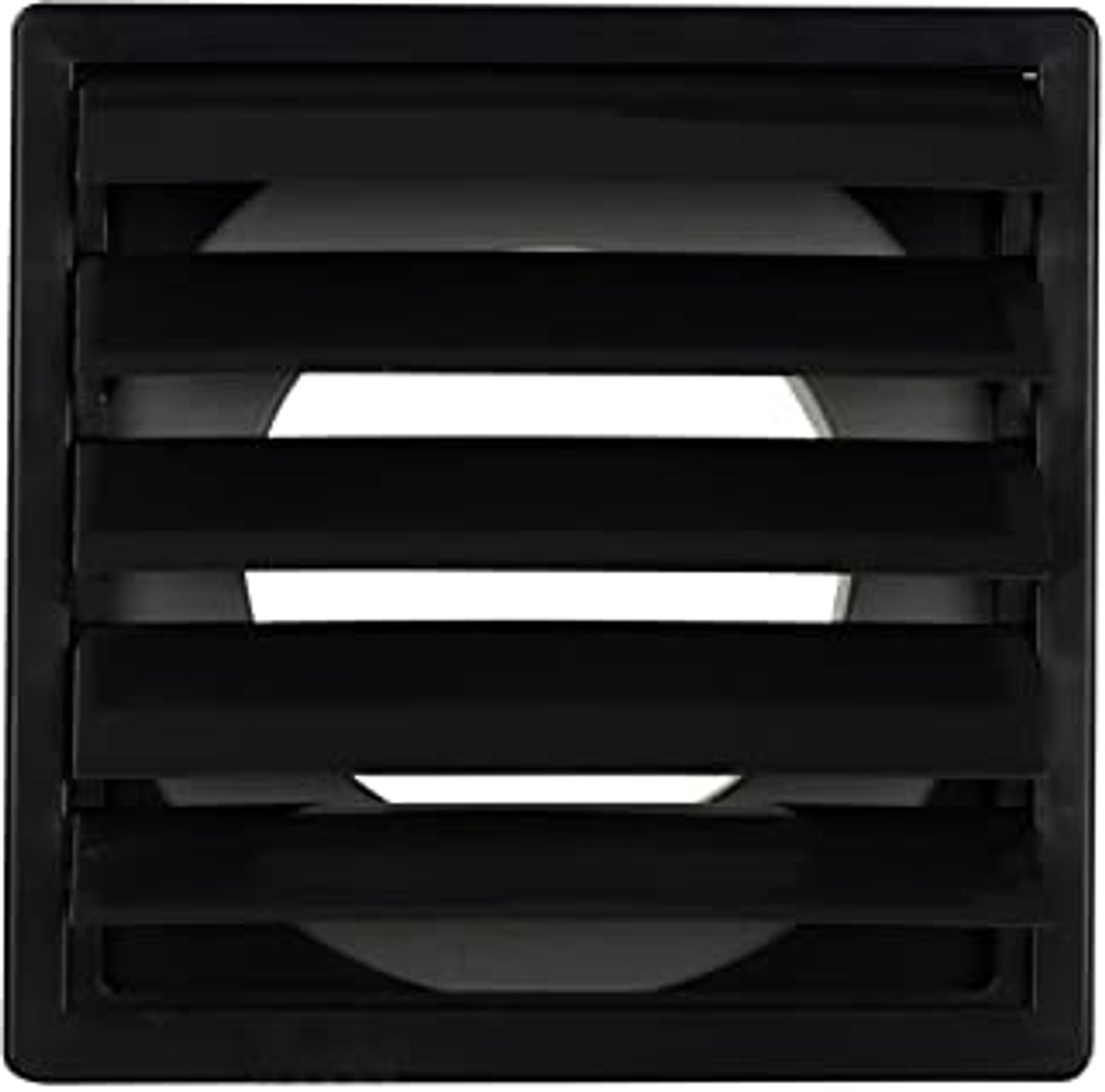 Ventilatierooster Lamellengrooster 170 x 170 mm voor Ø 125 mm Luchtafvoer - Antraciet