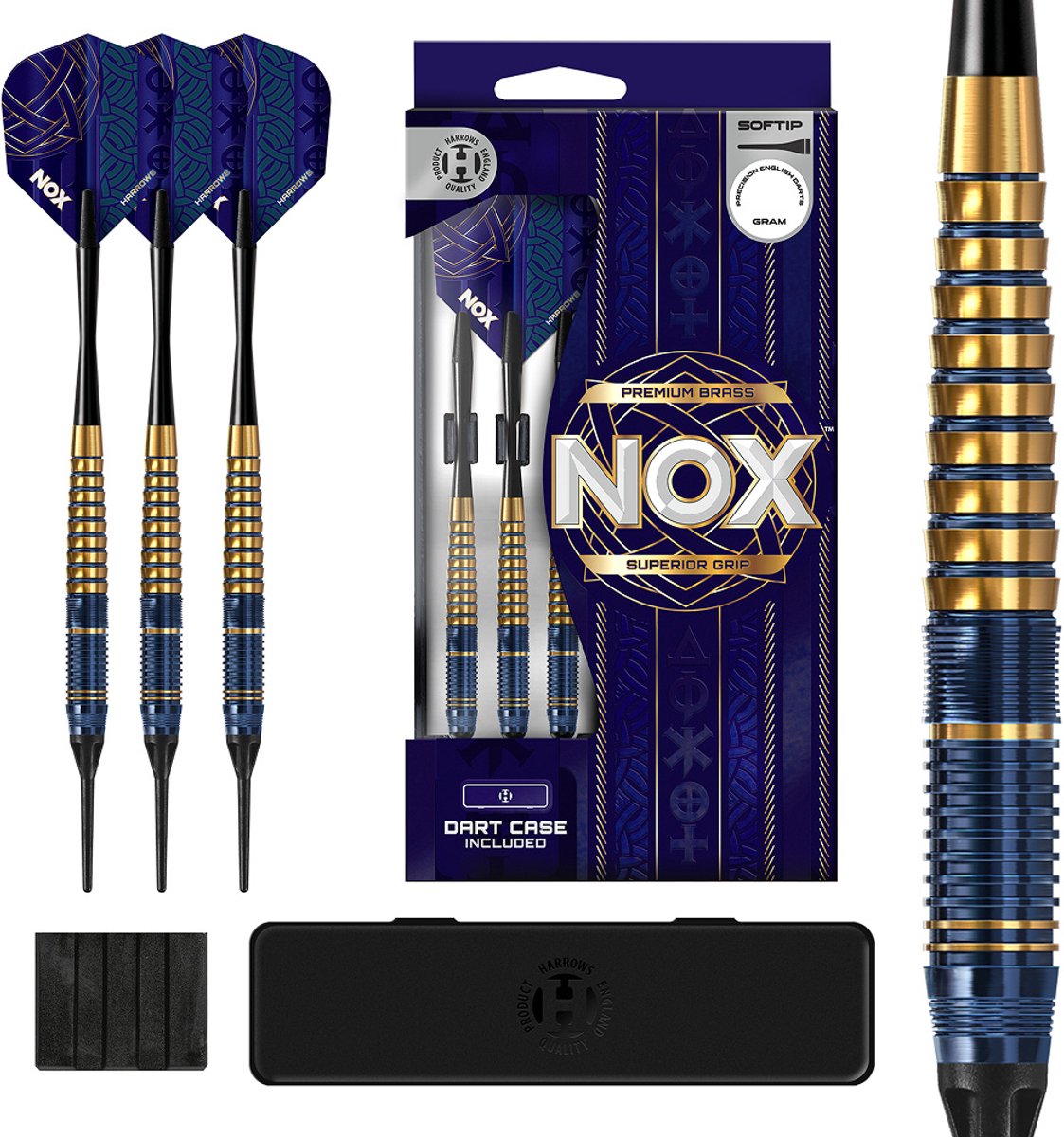 Harrows Nox Brass - Soft Tip Darts
