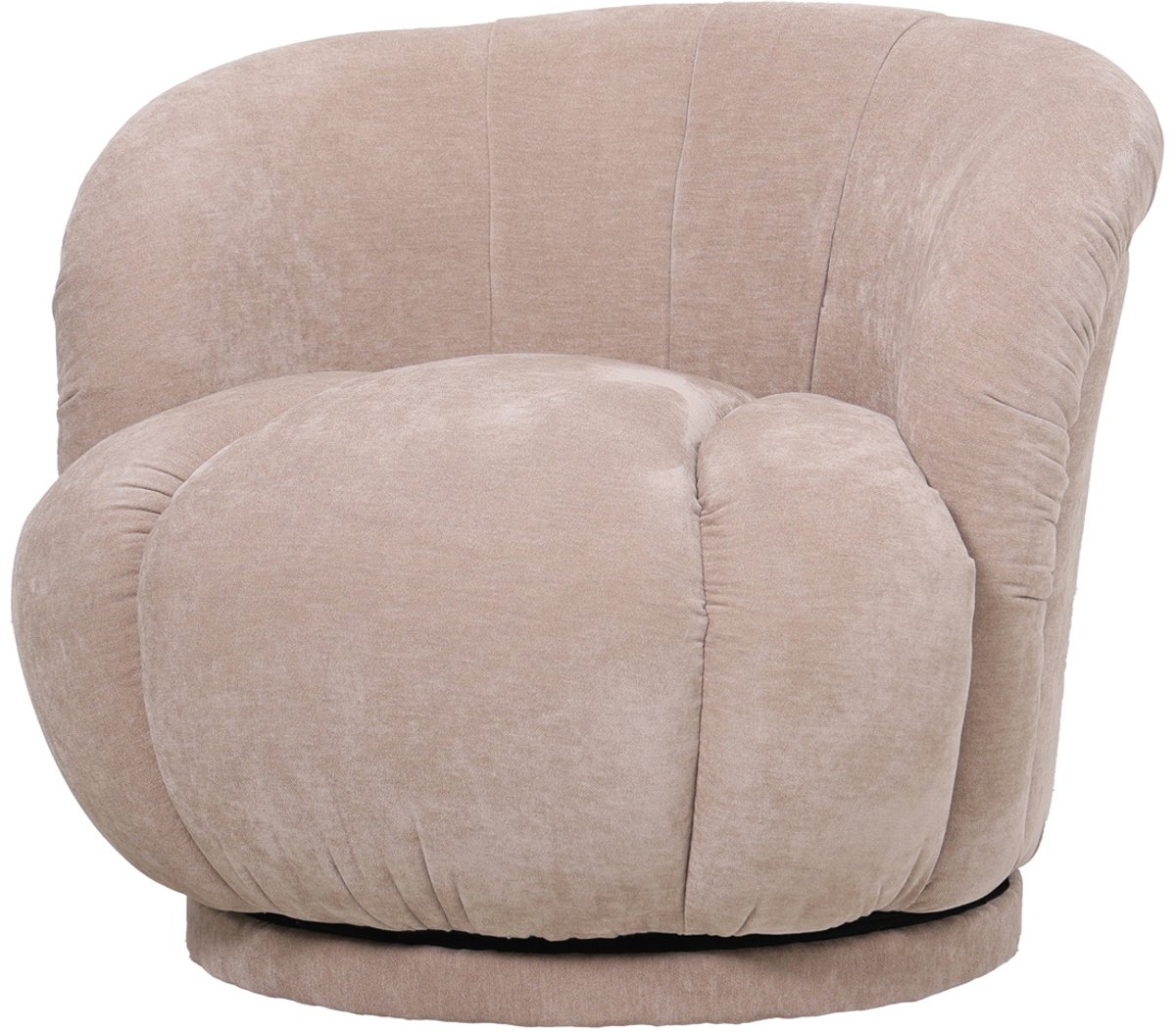 DÉJA Living Draaifauteuil Arby - Taupe Stof - 86x84x70cm