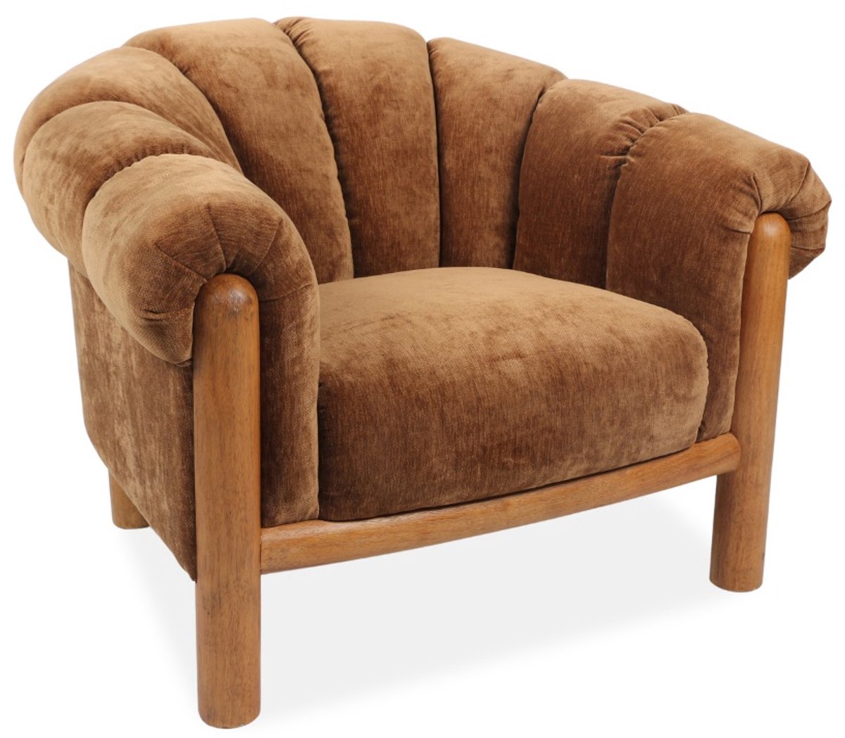 DÉJA Living Fauteuil Odda - Bruin Stof - 101x100x80cm