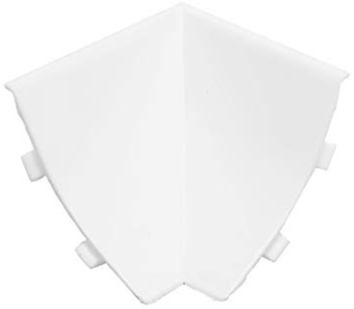 DQ-PP HOEKLIJST BINNENHOEK - Arabesk Wit - 23 x 23 mm - PVC - Keukenlijst Werkblad Afwerkingslijst Lijst Keuken Keukenafwerkingslijst Wandafwerkingslijst Tafelbladlijsten