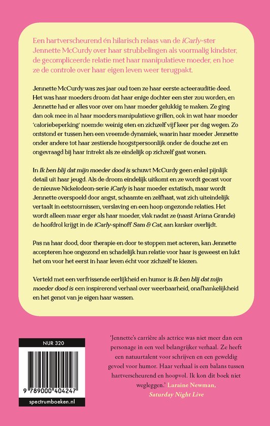 Ik ben blij dat mijn moeder dood is