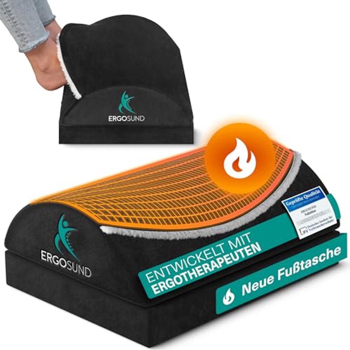 Ergonomische Voetsteun voor Bureau - Verstelbare, Antislip Footmuff en Voetsteun Accessoires voor Thuis en Kantoor