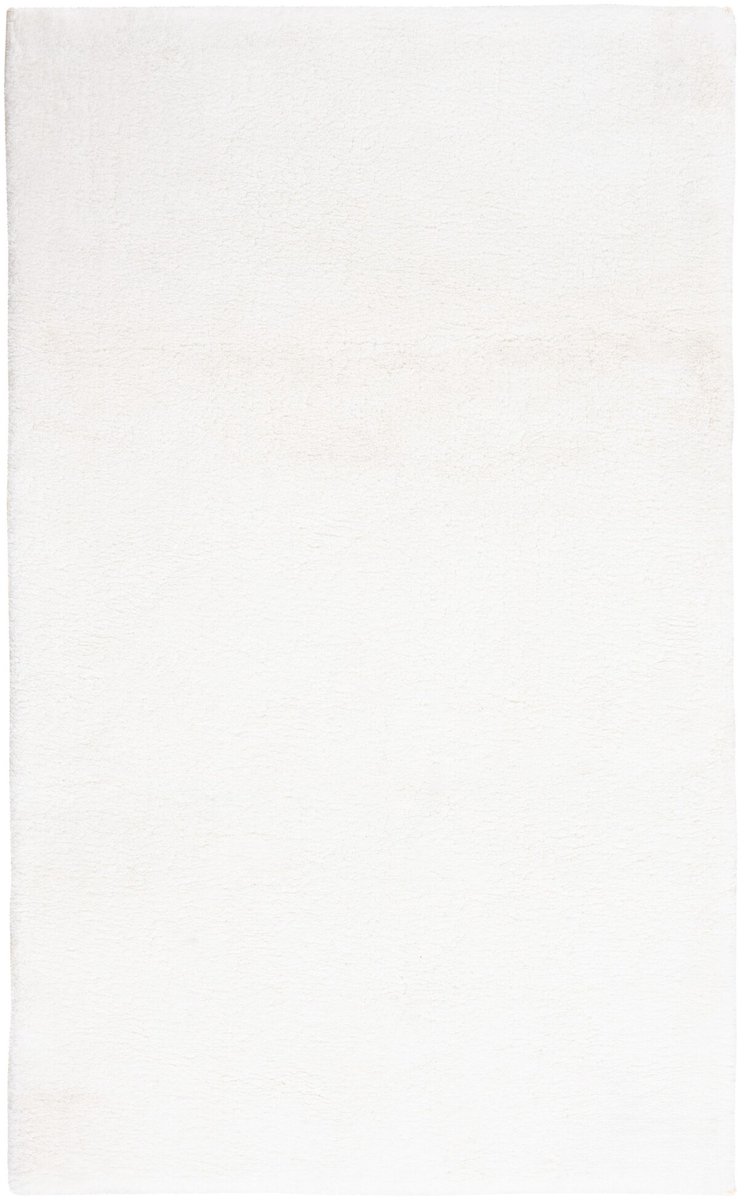 Luxe Badmat – Fluffy - Hotelkwaliteit – Wasbaar & Anti-slip – 100% Polyester, Soft Touch – Wit- 40x60 CM