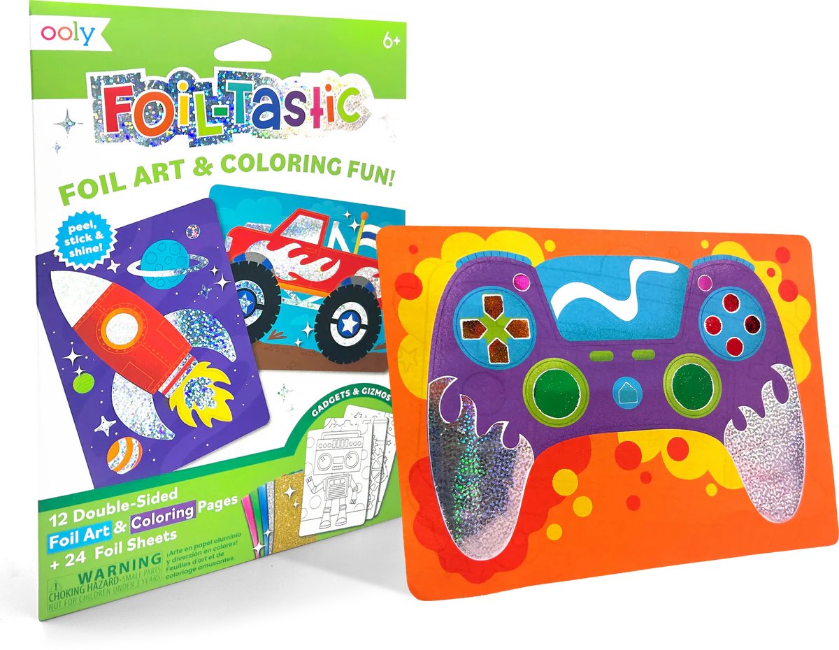 Ooly - Foil-Tastic - Foil art & coloring set - Gadgets & gizmos - Folie-knutselset