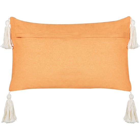 LITHOPS - Lot de 2 Sierkussen - Oranje - Velours