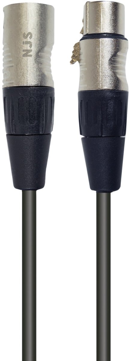 NJS/Rean Professional XLR (m) - XLR (v) audiokabel | 0,50 meter