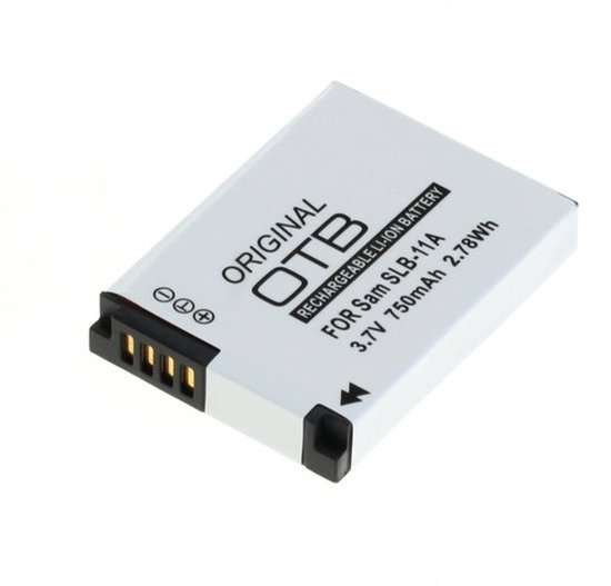 Samsung SLB-11A accu 750mAh 3.7V Li-Ion batterij vervanger voor Samsung camera modellen