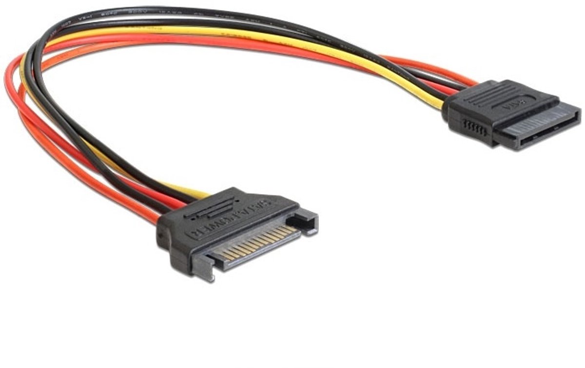 SATA voeding verlengkabel - 0,30 meter