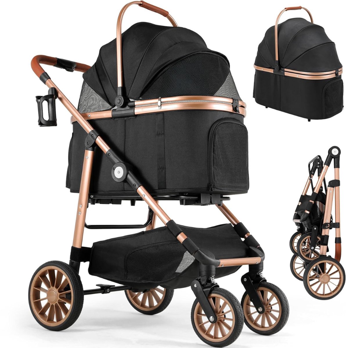 mavoa® Hondenbuggy - hondenbuggy inklapbare - hondenwagen
