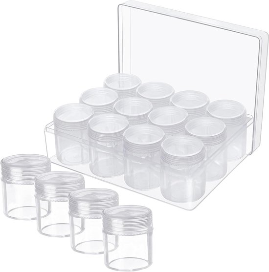3 Opbergdozen voor kralen / rocailles – Medium – 45 vakjes totaal