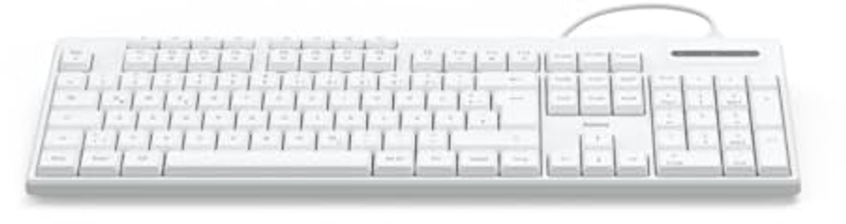 Ergonomisch Bekabeld Toetsenbord met Stille Toetsen, QWERTZ Layout en Multimediatoetsen