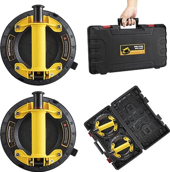 Ventouse de levage puissante - 20 cm, lot de 2 - Capacité de charge jusqu'à 150 kg