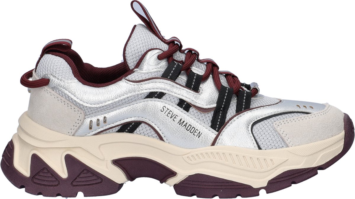 Steve Madden Animates dames sneaker - Grijs - Maat 40
